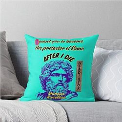 Gladiator Quotes Russell Crowe Maximus Throw Pillow
