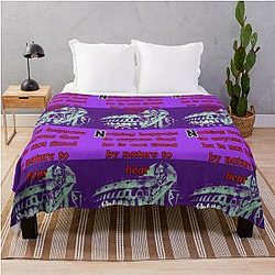 Gladiator Movie Quote Russell Crowe Maximus Throw Blanket