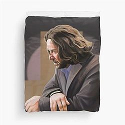 Painting Russell Crowe Duvet Cover