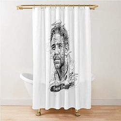 Russell Crowe Abstract Sketch Art Gift for Fans Shower Curtain