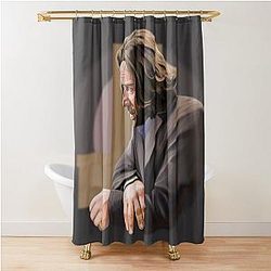 Painting of Russell Crowe Shower Curtain