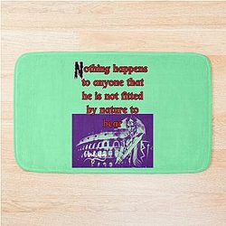 Gladiator Movie Quote Russell Crowe  Maximus Bath Mat