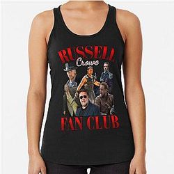 Russell Crowe Fan Club Racer Back Tank Top