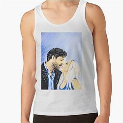 Russell Crowe and Danielle Spencer Tank Top
