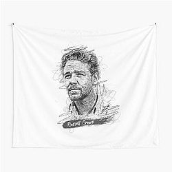 Russell Crowe Abstract Art Tapestry