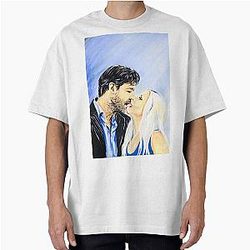 Russell Crowe and Danielle Spencer Oversized T-Shirt