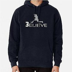 Russell Wilson Believe Gray Jump Pass T-shirt Pullover Hoodie