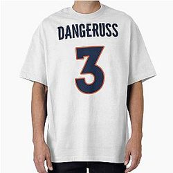 Limited Edition DangeRuss 3 Shirt, Russell Wilson Denver Broncos 3 Jersey Style T Shirt, Phone Case, Mug, Wall Tapestry & Mask! Oversized T Shirt