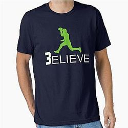 Russell Wilson Believe Green Jump Pass T-shirt Essential T-Shirt
