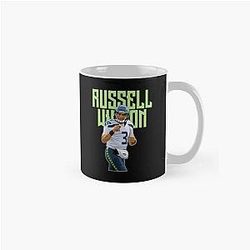 Russell Wilson in Action Classic Mug