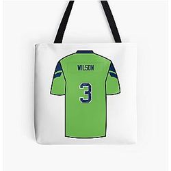 Russell Wilson All Over Print Tote Bag
