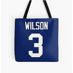 Russell Wilson, Giants, All Over Print Tote Bag
