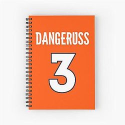 Limited Edition Russell Wilson Denver Broncos 3 Style T-Shirt Phone Case Mug Wall Tapestry Mask Spiral Notebook