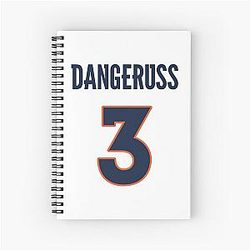 Limited Edition DangeRuss 3 Shirt, Russell Wilson, Denver Broncos Jersey Style T-Shirt, Spiral Notebook, Wall Tapestry