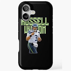 Russell Wilson in Action iPhone Tough Case