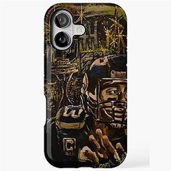 Pacific Northwest Seahawks Russell Wilson Painting iPhone Case