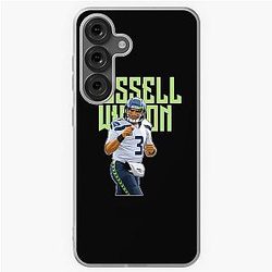 Russell Wilson in Action Samsung Galaxy Soft Case