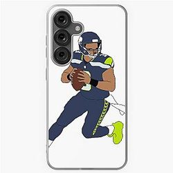 Seattle Seahawks Russell Wilson Soft Case for Samsung Galaxy
