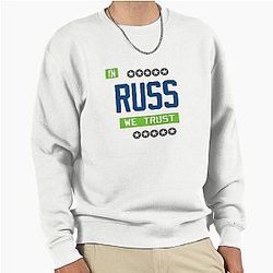 Seattle Football Russell Wilson QB Washington Russ Pullover Sweatshirt