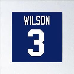 Russell Wilson 3 Poster