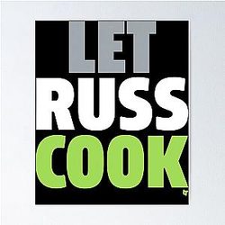 Russell Wilson Let's Cook Poster