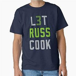 Let Russ Cook Seahawks Russell Wilson Classic T-Shirt