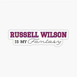 Russell Wilson New York Giants Fantasy Football NFL Stickers
