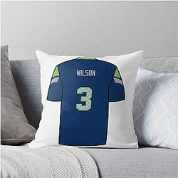 Russell Wilson Throw Pillow