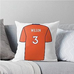 Russell Wilson Jersey Pillow