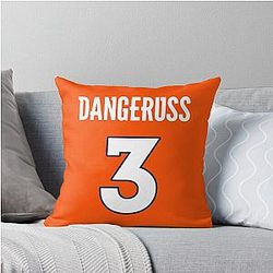 Limited Edition DangeRuss 3 Russell Wilson Denver Broncos Jersey Style T-Shirt Phone Case Mug Wall Tapestry Mask Throw Pillow