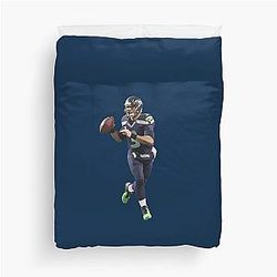 Russell Wilson Seattle Seahawks Duvet