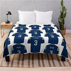 Russell Wilson Throw Blanket