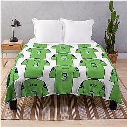 Russell Wilson Jersey Blanket