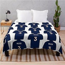 Russell Wilson Jersey Throw Blanket