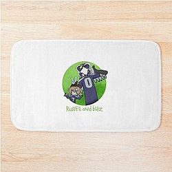 Russell Wilson and Blitz Bath Mat