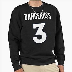 Limited Edition Russell Wilson Denver Broncos 3 Jersey Style T-Shirt Pullover Sweatshirt