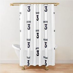 Limited Edition DangeRuss 3 Russell Wilson Denver Broncos Jersey Style T-Shirt Phone Case Mug Wall Tapestry Mask Shower Curtain