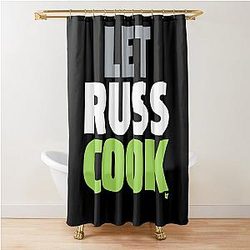 Russell Wilson Let's Cook Shower Curtain