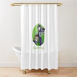 Russell Wilson Blitz Shower Curtain