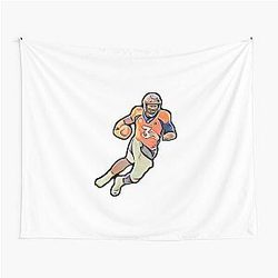 Russell Wilson Denver Quarterback Tapestry