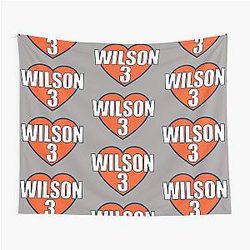 Russell Wilson Heart Tapestry