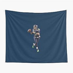 Russell Wilson Seattle Seahawks Tapestry