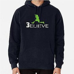 Russell Wilson Believe Green Jump Pass T-shirt Pullover Hoodie