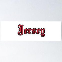 Jersey (Rutgers Scarlet Knights) Poster RB0211