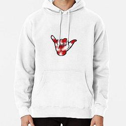 rutgers university hand Pullover Hoodie RB0211