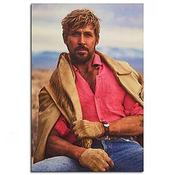 Ryan Gosling Poster Canvas Prints Room Aesthetic Wall Art for Home Decorations Gift 18"x12"