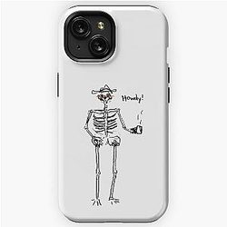 Ryan Trahan Merch Howdy Skeleton iPhone Tough Case