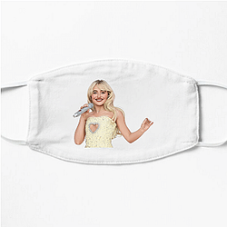 Sabrina Carpenter Coquette Aesthetic charm Sabrina Carpenter Face Masks