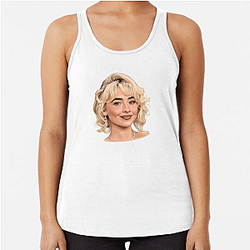 Sabrina Carpenter Pop Chart topper Sabrina Carpenter Tank Tops