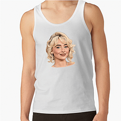 Sabrina Carpenter Pop Chart topper Sabrina Carpenter Tank Tops